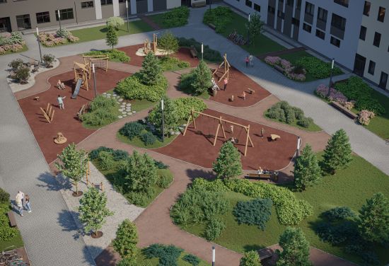 Дом 1, секции 5,6,7,8 в ЖК Parkolovo