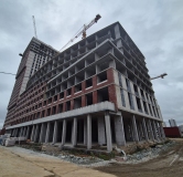 Ход строительства дома 1 в ЖК Речной квартал -