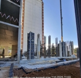 Ход строительства дома 1 в ЖК Федерация -