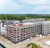 Ход строительства дома № 11 (ГП-5), этап 11 в ЖК Скандиа. Квартал у озера -