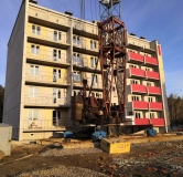 Ход строительства дома 4, секция 2 в ЖК По ул. Гагарина -