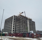 Ход строительства дома 1 в ЖК Концепт -